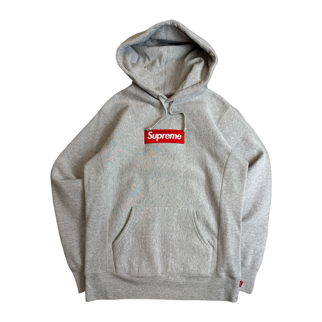 Supreme Box Logo Hoodie Grey (USED)