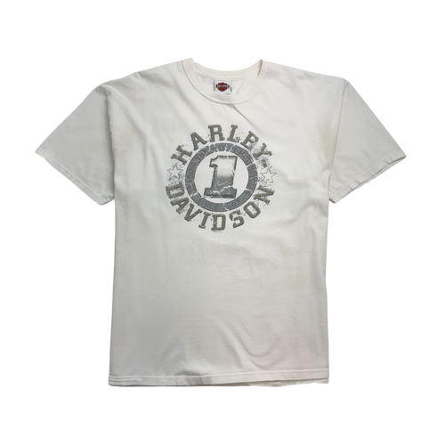Vintage '05 Harley Davidson Cleveland Tee White | Vintage Clothing Store Canada