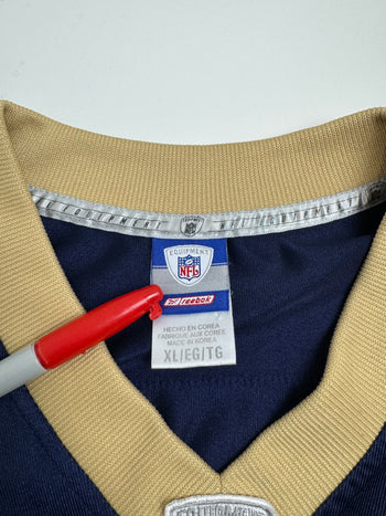 (XL) NFL St. Louis Rams Kurt Warner Football Jersey Navy