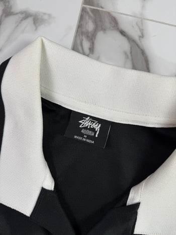 Stussy Football Polo L/S Jersey Black (USED)