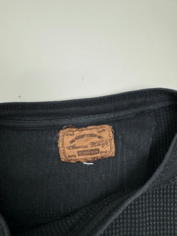 (XXL) Vintage Wolf Nature Heavyweight L/S Tee Black