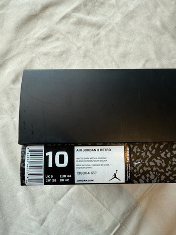 Air Jordan 3 Retro Mocha 2018 (USED)