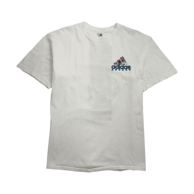 Vintage 90s Adidas Soccer Tee White
