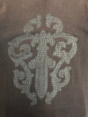 Vintage Chrome Hearts Vine Dagger Pocket Tee Black