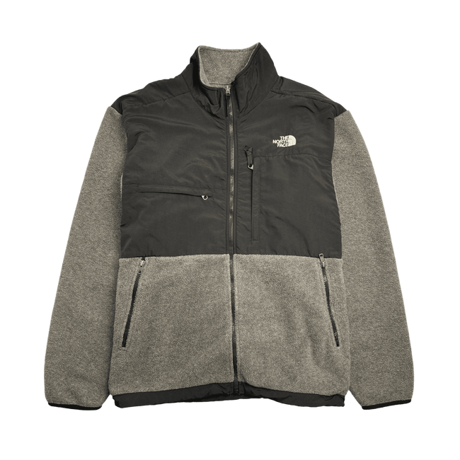(L) Vintage 90s The North Face Denali Fleece Grey