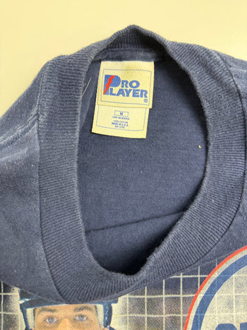 (M) Vintage 90s Edmonton Oilers Doug Weight Tee Navy