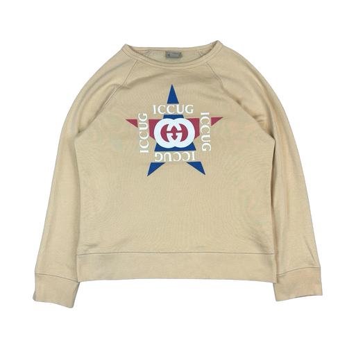 Women's Gucci Star Logo Print Sweatshirt | Vintage Clothing Store Canada