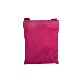 Prada Tessuto Nylon Messenger Bag Pink
