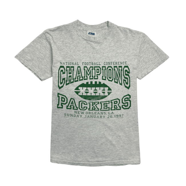 (M) Vintage '97 Green Bay Packers Champions Tee Grey