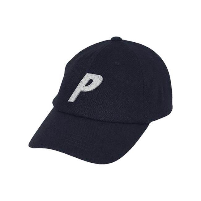 Palace P Wool 6 Panel Hat Black/Grey