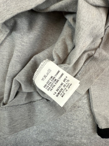 BAPE Logo L/S Tee Grey