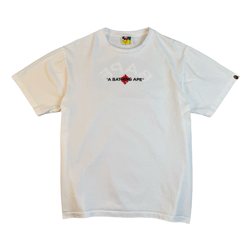 BAPE Japanese Fan Tee White (USED) | Vintage Clothing Store Canada