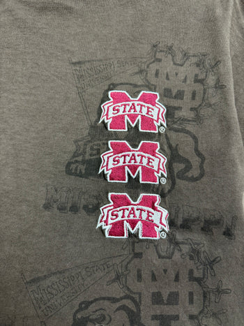 Travis Scott x Mitchell & Ness Mississippi State Bulldogs Tee Brown