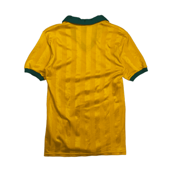 Vintage 90s Adidas Soccer Jersey Gold Yellow