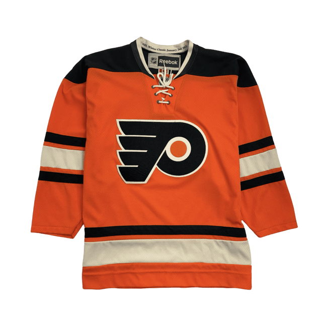 (L) Philadelphia Flyers Winter Classic Hockey Jersey Orange
