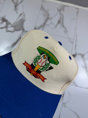 Vintage Manitoba Baseball HOF Snapback Hat