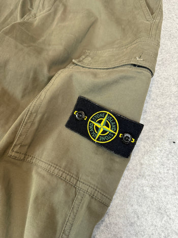 Stone Island Classic Cargo Pants Olive (USED)