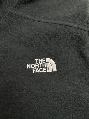 (L) The North Face Full-Zip Fleece Black