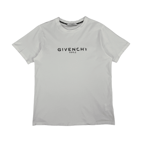 Givenchy Paris Tee White (USED) | Vintage Clothing Store Canada