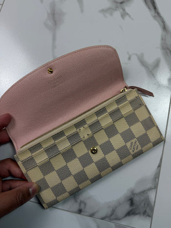 Louis Vuitton Damier Azur Emile Wallet