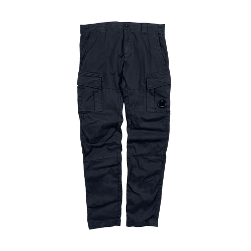 C.P. Company Stretch Sateen Cargo Pants Navy (USED) | Vintage Clothing Store Canada