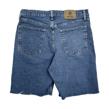 (32) Wrangler Denim Cut-Out Shorts