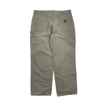 (38) Vintage Carhartt Carpenter Pants Washed Biege