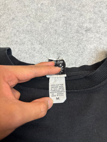 Chrome Hearts Cross Hollywood Script Sleeve L/S Tee Black