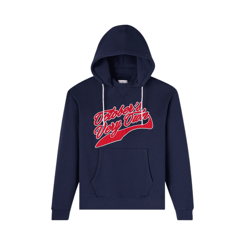 OVO French Terry Retro Sport Hoodie Navy | Vintage Clothing Store Canada