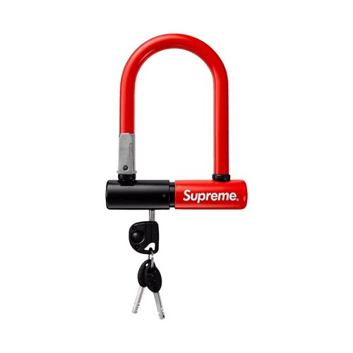 Supreme Kryptonite Evolution Mini 5 Bicycle Lock U Lock Red | Vintage Clothing Store Canada