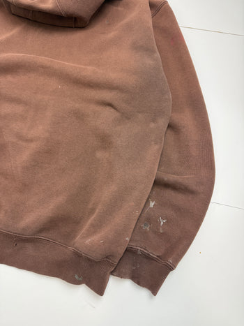 Vintage 2000's Carhartt Pullover Hoodie Brown