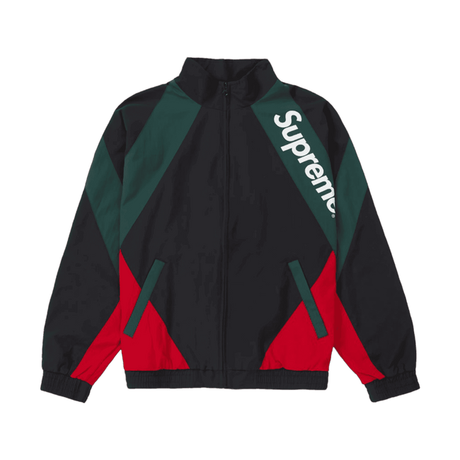 Supreme Paneled Track Jacket Black
