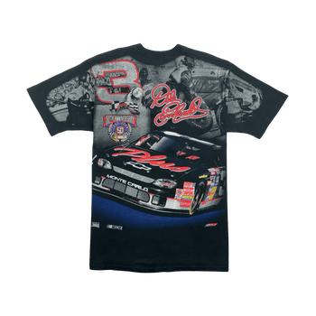 (L) Vintage '98 Dale Earnhardt AOP Nascar Racing Tee Black