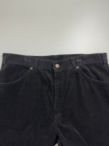 (35) Vintage 655 Levis Silver Tab Corduroy Pants Black