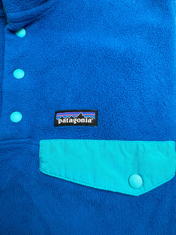(XS) Patagonia Synchilla Quarter Snap Fleece Blue