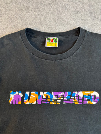 BAPE x Undefeated Unbalanced Tee Black/Multi (USED)