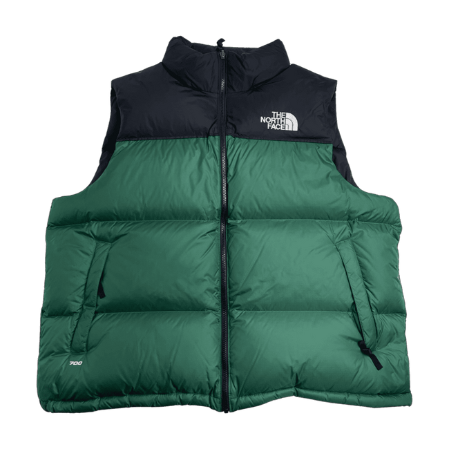 (XXL) The North Face Retro Nuptse 700 Fill Puffer Vest Green