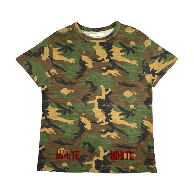 Off-White Red Velvet Tee Camo (USED)