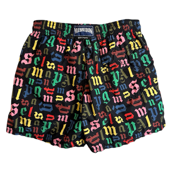 Palm Angels x Vilebrequin All Over Logo Swimshorts Multi (USED)