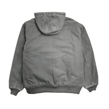 (XXL) Vintage Carhartt Hooded Zip Jacket Faded Blue