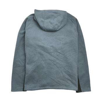 (XL) The North Face Hooded Fleece Zip Jacket Blue