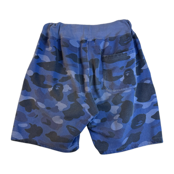 BAPE Color Camo Sweatshorts Navy (USED)