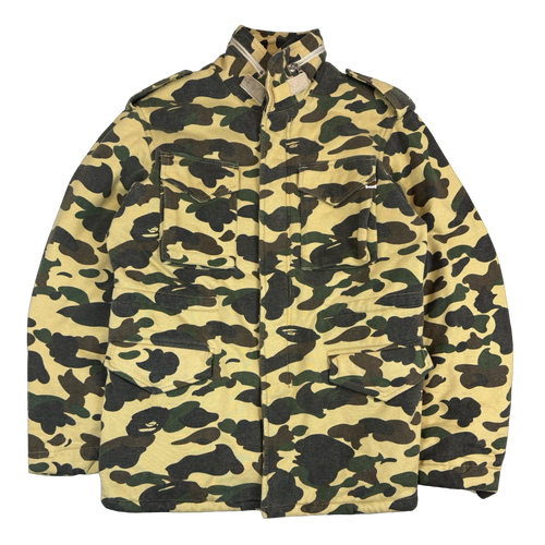 BAPE M65 Camo Jacket Green (USED) | Vintage Clothing Store Canada