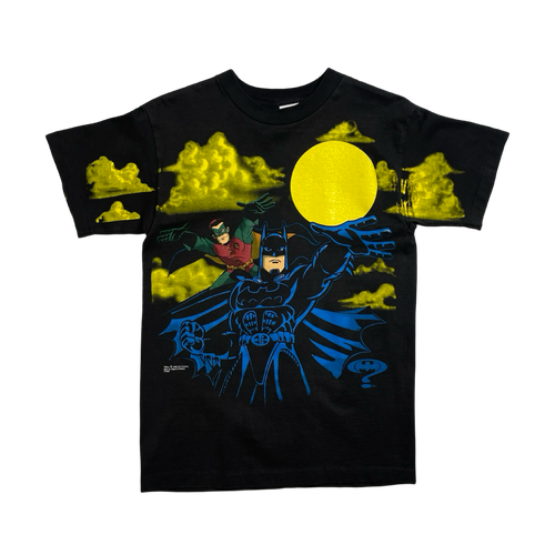 Vintage 90s Batman & Robin Tee Black | Vintage Clothing Store Canada