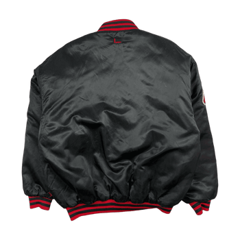 Vintage Fubu Sports Champs 05 Satin Varsity Jacket Black