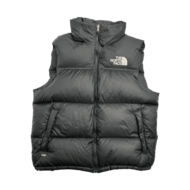 (L) The North Face Retro Nuptse 700 Vest Black