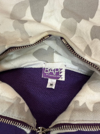 BAPE OG Frankenstein Full Zip Hoodie Purple (USED)