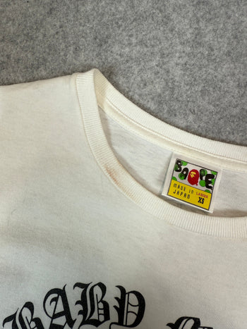 Women’s Chrome Hearts x BAPE Baby Milo Tee White