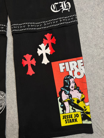 Chrome Hearts Deadly Doll Sweatpants Black