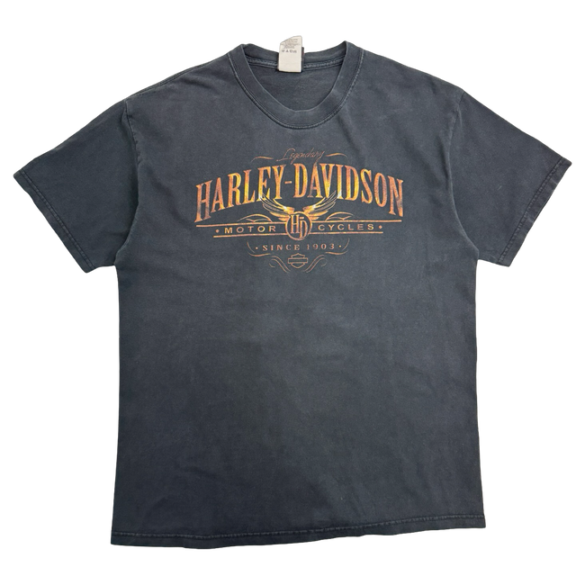 Vintage 2000s Harley Davidson American Niagara Falls Tee Black